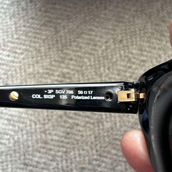 Givenchy SGV 766 56 17 COL. 9X5P Cat Eye Authentic Animal Print in Original Box! - Picture 4 of 6